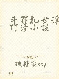 斗罗乱世浮殇朱竹清小说