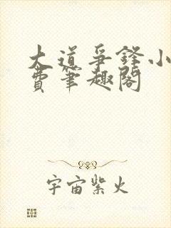 大道争锋小说免费笔趣阁