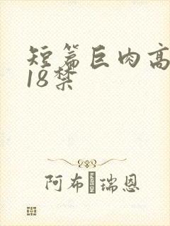 短篇巨肉高h文18禁
