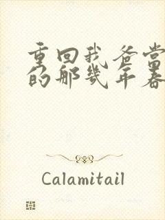 重回我爸当校草的那几年春风榴火封面