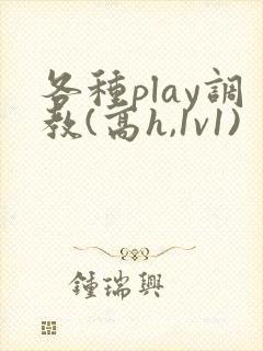 各种play调教(高h,1v1)