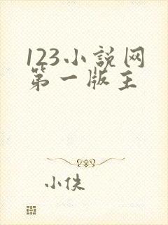 123小说网 第一版主封面