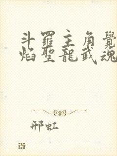 斗罗主角觉醒赤焰圣龙武魂