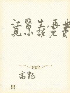 江医生,再也不见小说免费阅读封面