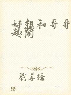 好想和哥哥做笔趣阁封面