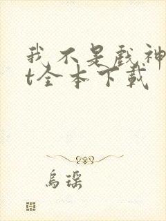 我不是戏神txt全本下载