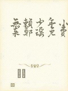 无赖少年小说吴来郑瑶免费阅读全文