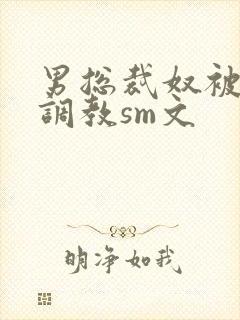 男总裁奴被绳绑调教sm文