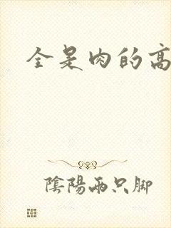 全是肉的高h文封面