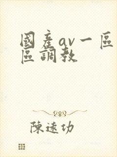 国产av一区二区调教