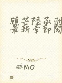 顾芒陆承洲小说最新章节阅读