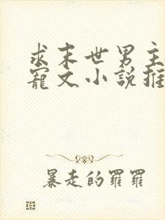 求末世男主重生宠文小说推荐