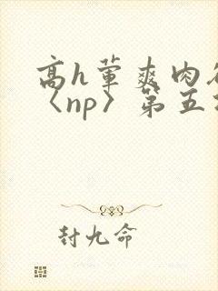 高h荤爽肉欲文〈np〉第五次封面