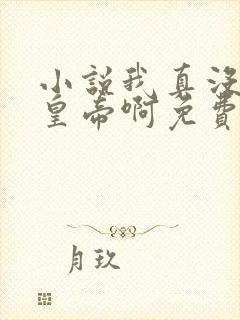 小说我真没想当皇帝啊免费阅读