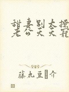 甜妻别太撩禁欲老公天天宠