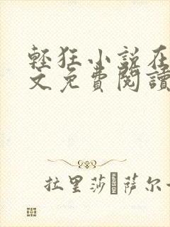 轻狂小说在线全文免费阅读封面