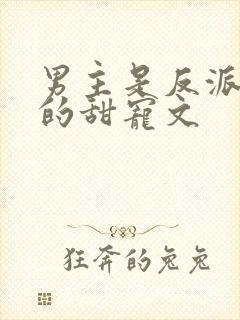 男主是反派大佬的甜宠文