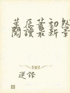 叶辰萧初然免费阅读最新章节无弹窗