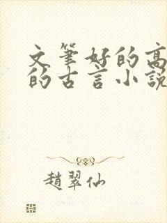 文笔好的高质量的古言小说