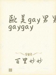 欧美gay男男gaygay