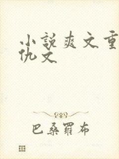 小说爽文重生复仇文