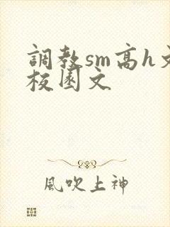 调教sm高h文校园文