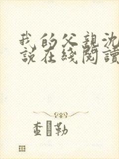 我的父亲沈醉小说在线阅读
