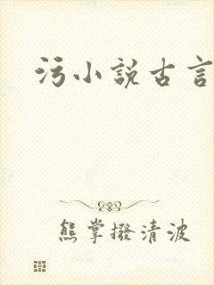 污小说古言h