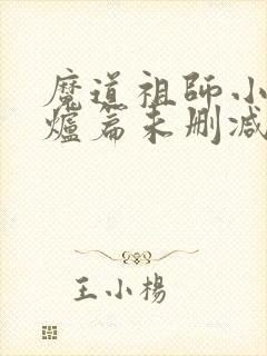 魔道祖师小说香炉篇未删减