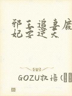 邪王追妻废材狂妃要逆天