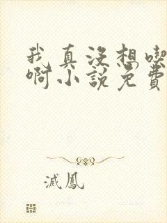 我真没想吃软饭啊小说免费阅读封面