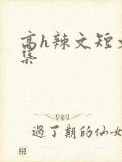 高h辣文短文合集