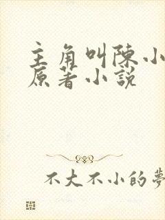 主角叫陈小贰的原著小说