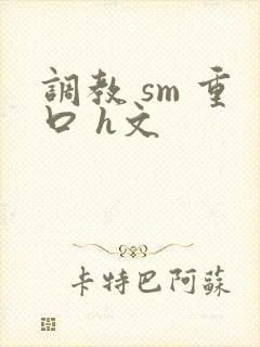 调教 sm 重口 h文