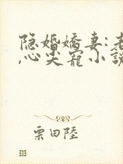 隐婚娇妻:老公,心尖宠小说