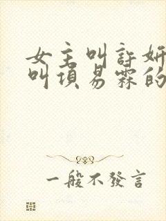 女主叫许妍男主叫项易霖的小说