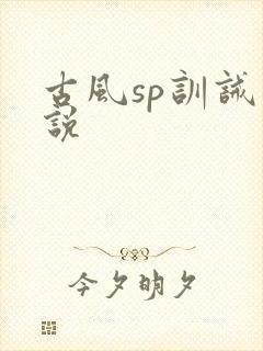 古风sp训诫小说