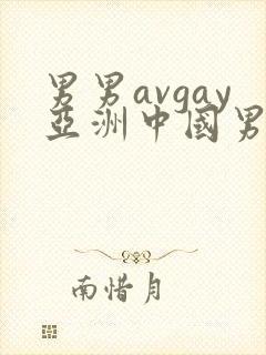男男avgay亚洲中国男同