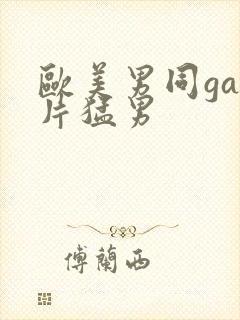 欧美男同gay片猛男