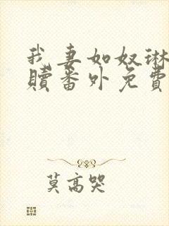 我妻如奴琳的救赎番外免费阅读正版