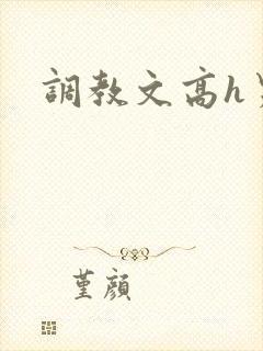 调教文高h男男