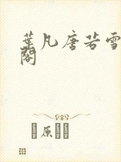 叶凡唐若雪笔趣阁