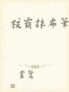 校霸抹布笔趣阁