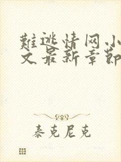 难逃情网小说全文最新章节