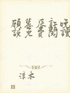 顾慕辰许晚音小说免费阅读最新章节