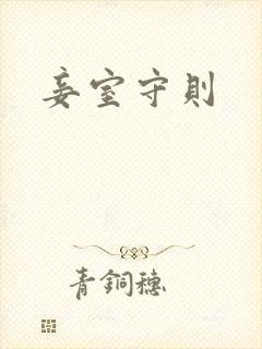 妾室守则封面