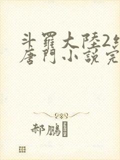斗罗大陆2绝世唐门小说完本免费阅读封面