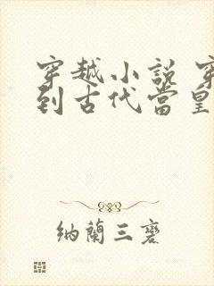 穿越小说 穿越到古代当皇帝