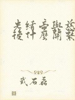 光绪帝与慈禧太后什么关系啊