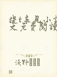 提t来见小说全文免费阅读笔趣阁